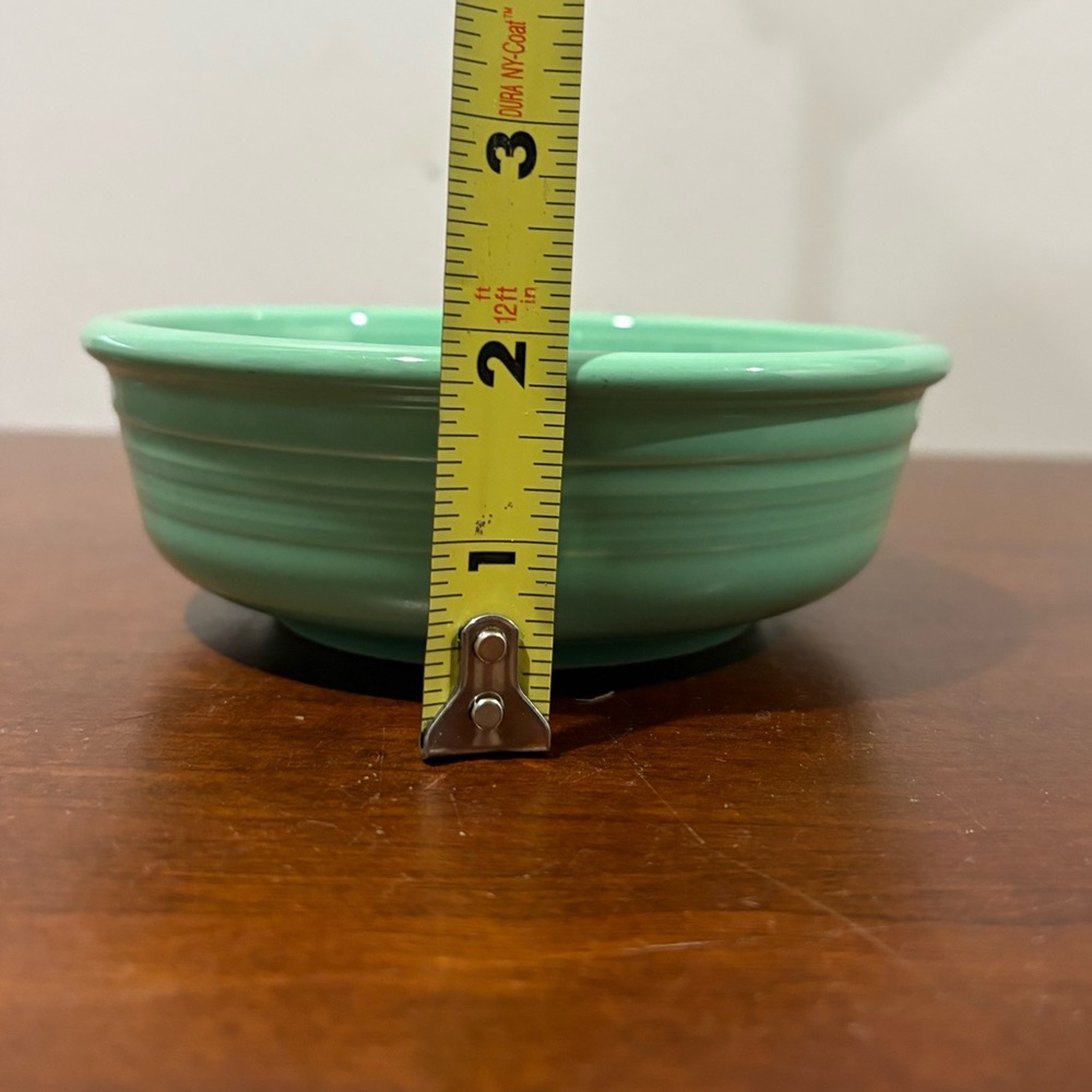 Fiestaware Fiesta *2* Seamist small 5.5” bowls Rare Retired - Picture 4 of 10